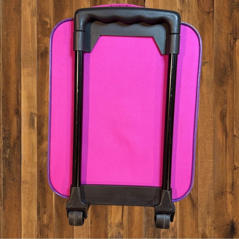 Dora the Explorer Kids Rolling Suitcase – Pink Stars 1–5 – Trolley Luggage - Picture 2 of 8